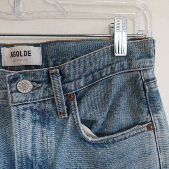 AGOLDE Cherie High Rise Straight Jeans in Merit - Size 26 Waist - Picture 5 of 15